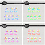 Cute Unicorn Alpha Bundle