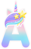 Cute Unicorn Alpha Bundle