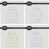 Easter Bunny Pattern Alpha Bundle