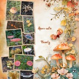 Clustered Border Backgrounds Set 9