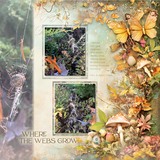 Clustered Border Backgrounds Set 9