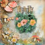 Clustered Border Backgrounds Set 9