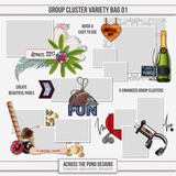 Group Cluster Variety Bag 01