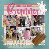 Hippity Hoppity Easter Enhanced Photo Clusters