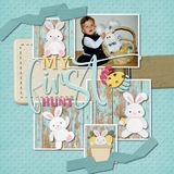 Hippity Hoppity Easter Enhanced Photo Clusters