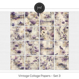 Vintage Collage Papers - Set 3