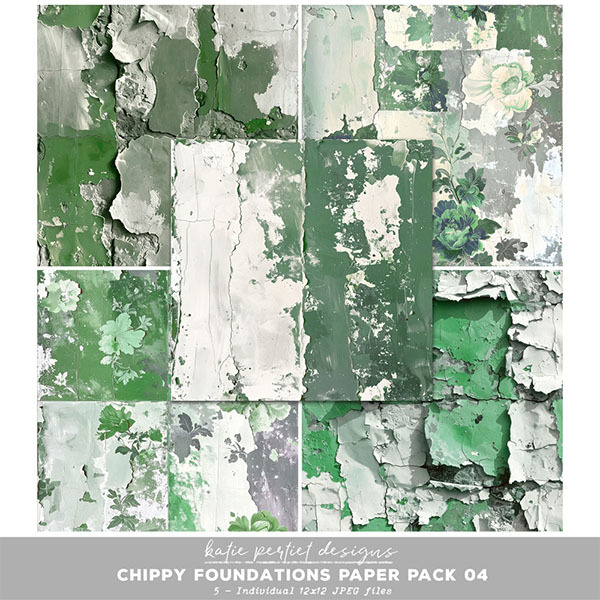 Chippy Foundations Paper Pack 04 Digital Art - Digital Scrapbooking Kits