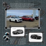Decorative Frames - Tire Tracks