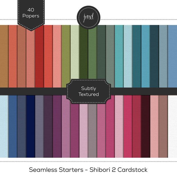 Seamless Starters - Shibori 2 Cardstock Digital Art - Digital Scrapbooking Kits