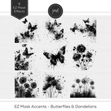 EZ Mask Accents - Butterflies & Dandelions