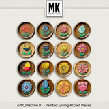 Art Collective 01 - Painted Spring Accent Pieces
