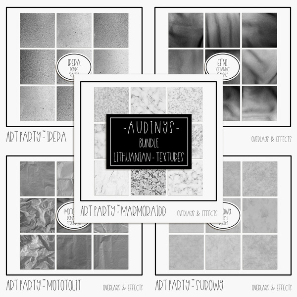 Audinys - Overlays & Effects BUNDLE Digital Art - Digital Scrapbooking Kits
