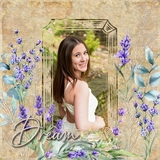 Lavender Watercolor Bouquet