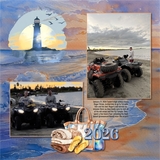 Cape Cod Watercolor Elements