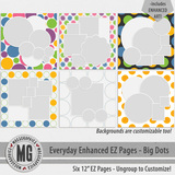 Everyday Enhanced EZ Pages - Big Dots