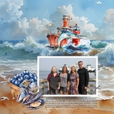 Cape Cod Islands Watercolor Elements