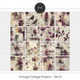 Vintage Collage Paper Bundle