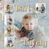 Artistic License Linen & Lace Template Duo