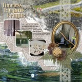 Artistic License Linen & Lace Template Duo