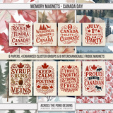 Memory Magnets - Canada Day