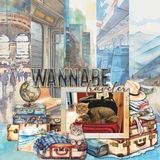 Travel Transportation Watercolor Bundle
