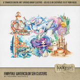 Fairytale Watercolor Sea Bundle