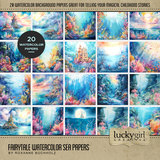 Fairytale Watercolor Sea Bundle