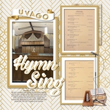 Elegant White & Gold Patterned Papers 1