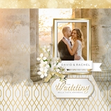 Elegant White & Gold Frames