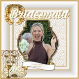 Elegant White & Gold Frames