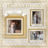 Elegant White & Gold Ribbons