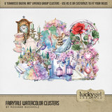 Fairytale Watercolor Clusters