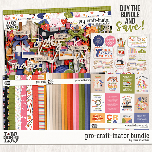 Pro-craft-inator Bundle Digital Art - Digital Scrapbooking Kits