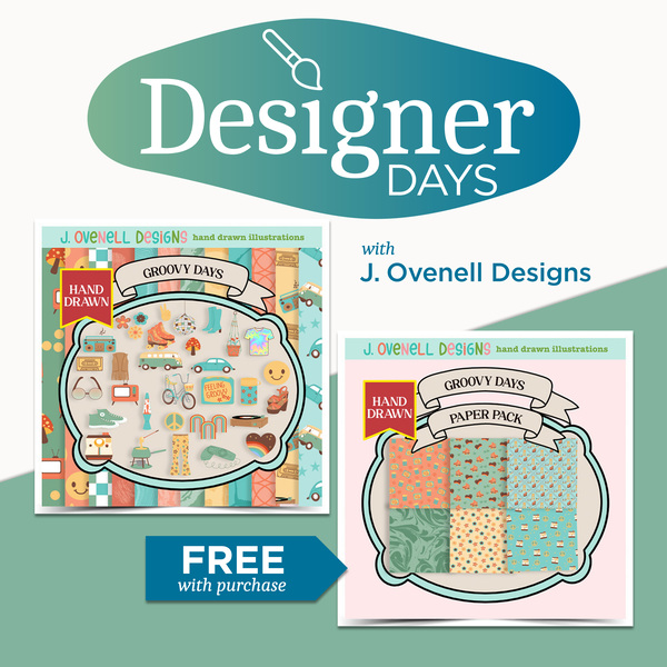 J. Ovenell Designs Designer Days Exclusive Bundle 02 - May 2026 Digital Art - Digital Scrapbooking Kits