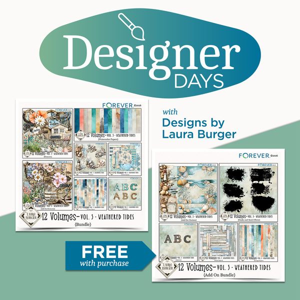 Designs by Laura Burger Designer Days Exclusive Bundle 01 - May 2026 Digital Art - Digital Scrapbooking Kits