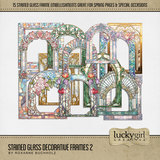 Stained Glass Decorative Frames Bundle