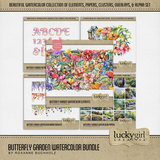 Butterfly Garden Watercolor Bundle