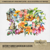 Butterfly Garden Watercolor Bundle