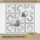 Punched Papers & Easy Masks Swirls 2
