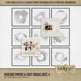 Punched Papers & Easy Masks Dots 4