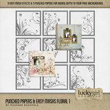Punched Papers & Easy Masks Floral 1