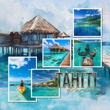 Travel Landmarks Watercolor Papers 2