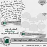 Woodsy Enhanced Photo Collages