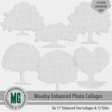 Woodsy Enhanced Photo Collages