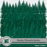 Woodsy Silhouette Borders