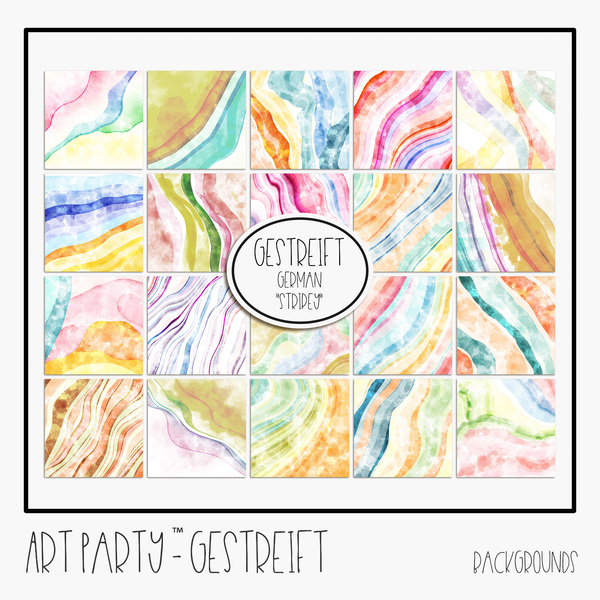Gestreift - Backgrounds Digital Art - Digital Scrapbooking Kits