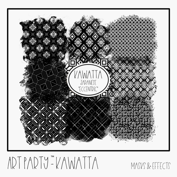 Kawatta - Masks & Effects Digital Art - Digital Scrapbooking Kits
