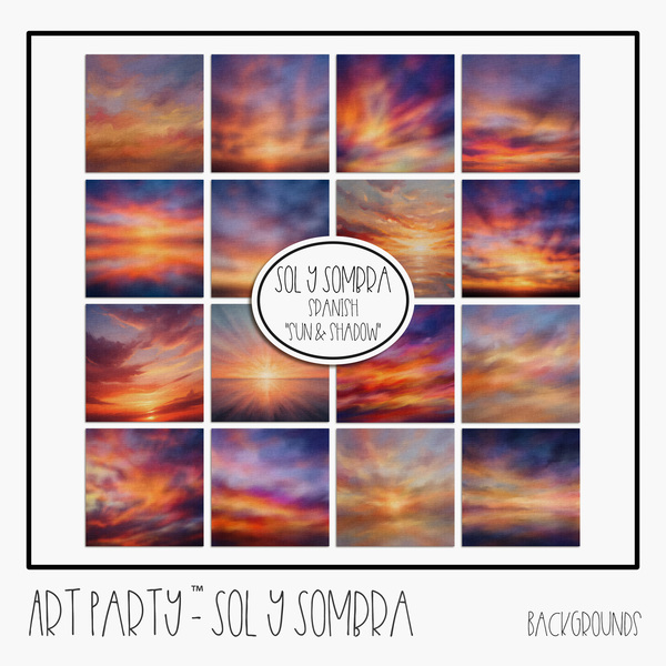 Sol Y Sombra - Backgrounds Digital Art - Digital Scrapbooking Kits