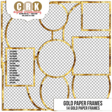 Vintage Paper - Gold
