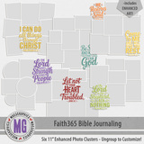 Faith365 Bible Journaling Enhanced Photo Clusters